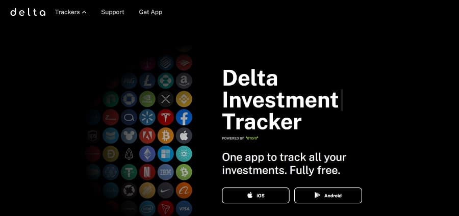 Delta - crypto trackers
