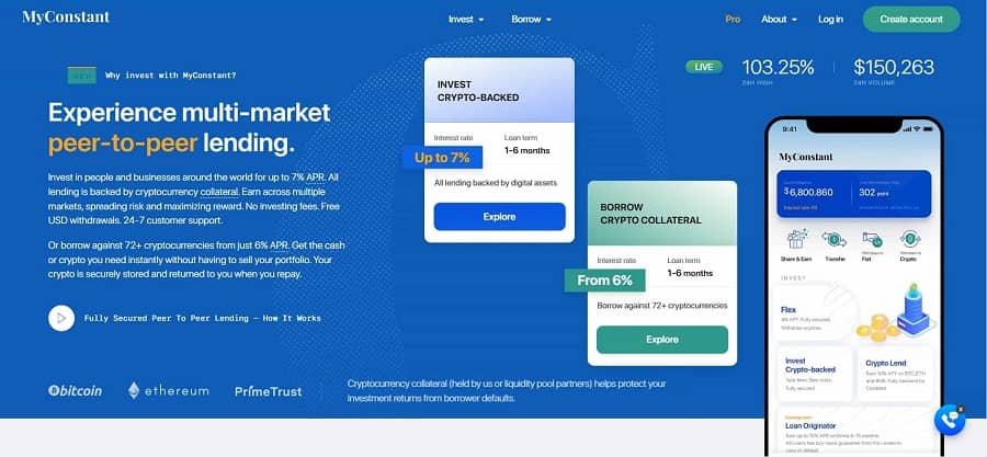 comptes d'intérêt en crypto-monnaie