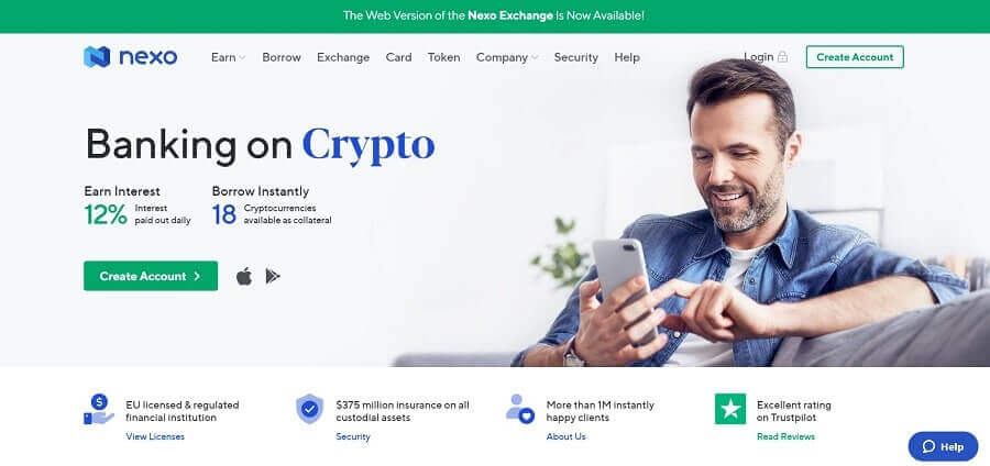 Nexo - Exchange Bitcoin