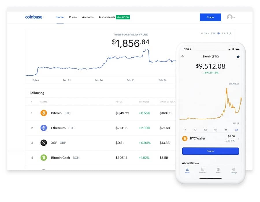 application crypto monnaie